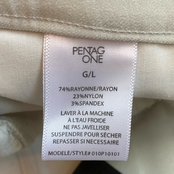 Skinny cream pants NWT size large - Picture 4 of 6